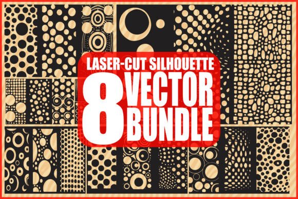 Abstract Pattern Silhouette Bundle: Graphics for Crafts & Branding