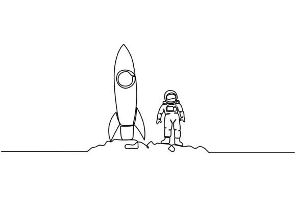 Continuous Line Design of the Rocket