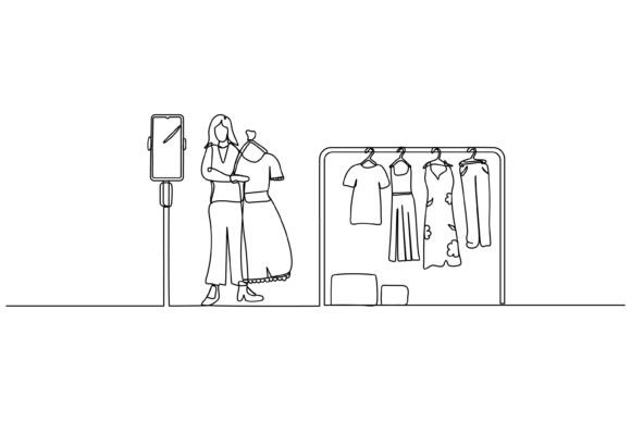 Continuous Line Woman: A Graphics & Illustrations Review