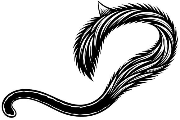 Detailed Illustration of a Bushy Animal: Graphics & Icons for Local Branding