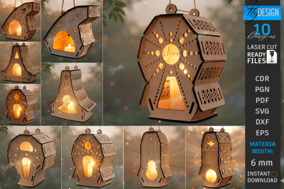 Fairy House Laser Cut Bundle Garden SVG