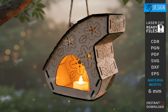 Fairy House Laser Cut Garden Lantern: Laser Cutting & Home Decor