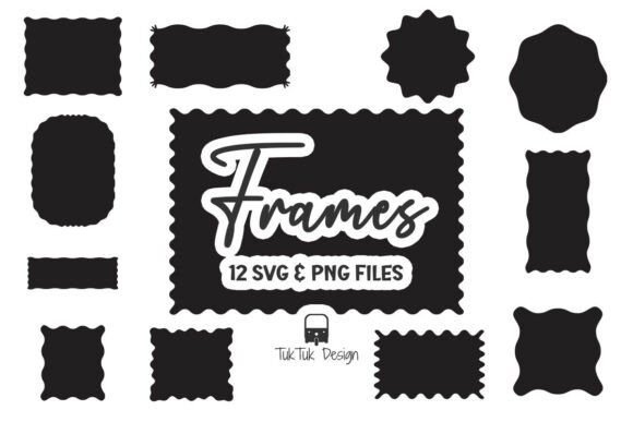 Frame Border, Banner ElementSVG PNG