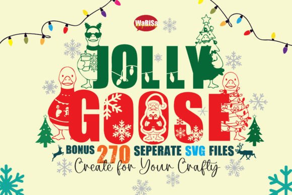 Jolly Goose Fonts: Decorative Christmas Lettering for Sellers