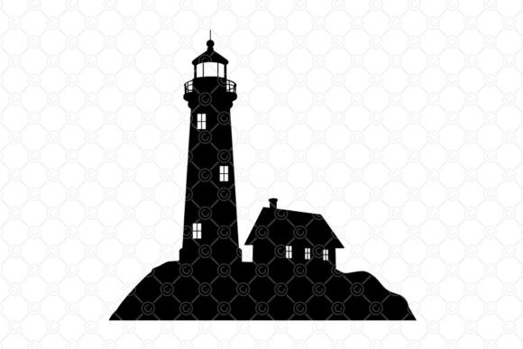 Lighthouse SVG, Silhouette, Nautical 020 Graphics