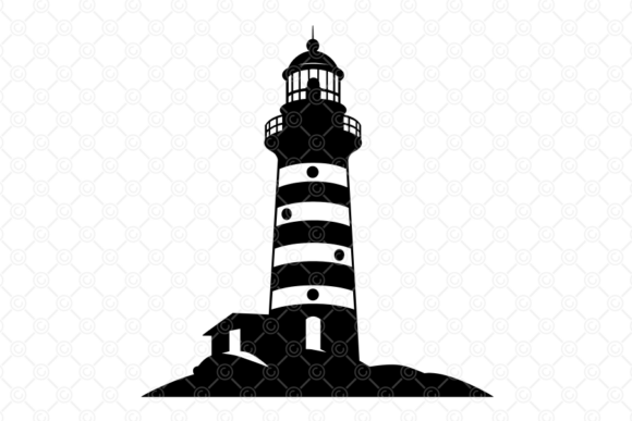 Lighthouse SVG, Silhouette, Nautical 093 — Graphics for Crafts & Local Branding