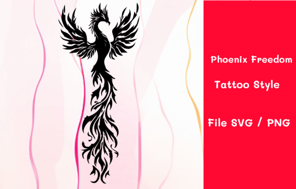 Phoenix FreedomTattoo Style Graphics