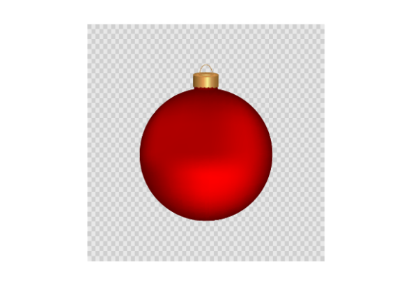 Red Christmas Tree Ornament Graphics & Illustrations